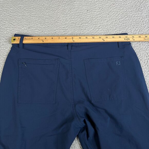 Footjoy Golf Pants Mens 34 x 32 Navy Blue Performance Moxie Chino Activewear - Picture 8 of 13
